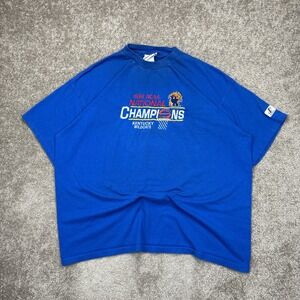 Vintage 1998 Logo Athletic Kentucky Wildcats Basketball T Shirt 2XL